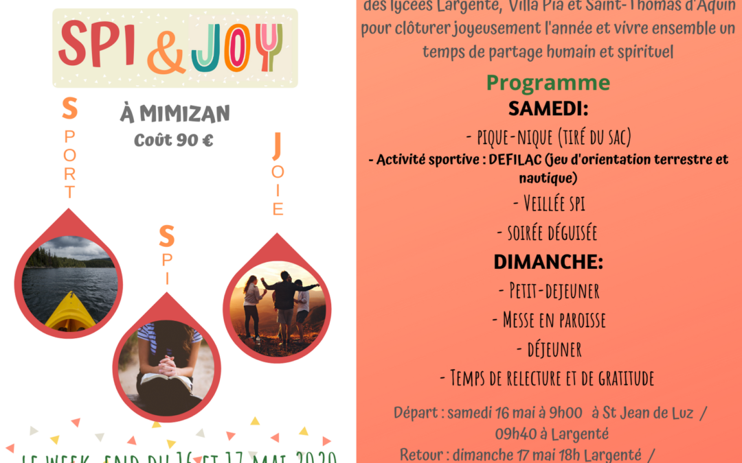 SPI & JOY : camp inter aumôneries