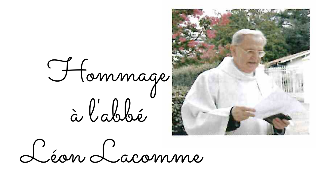 HOMMAGE à l’abbé Léon LACOMME